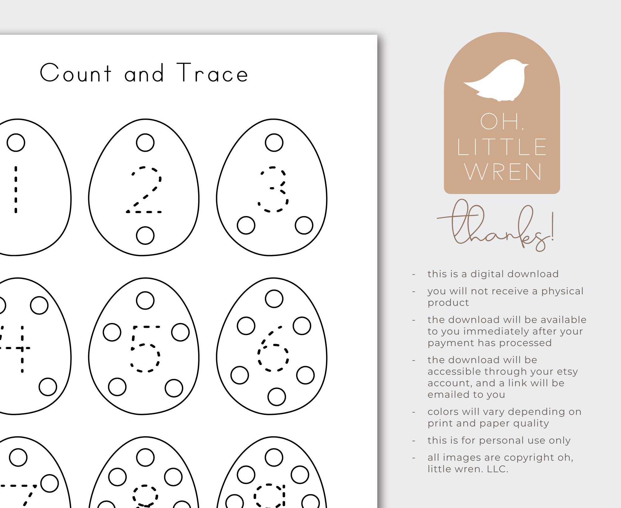 Printable Preschool Easter Activity Worksheet Bundle Spring Digital Kids Activity Pages ABC ...