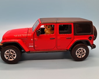 Duck driven die cast toy Sahara jeep -(disclaimer) not associated with the Jeep corporation nor it's affiliates.