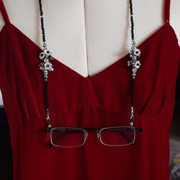 Beaded Glasses Chain Etsy UK