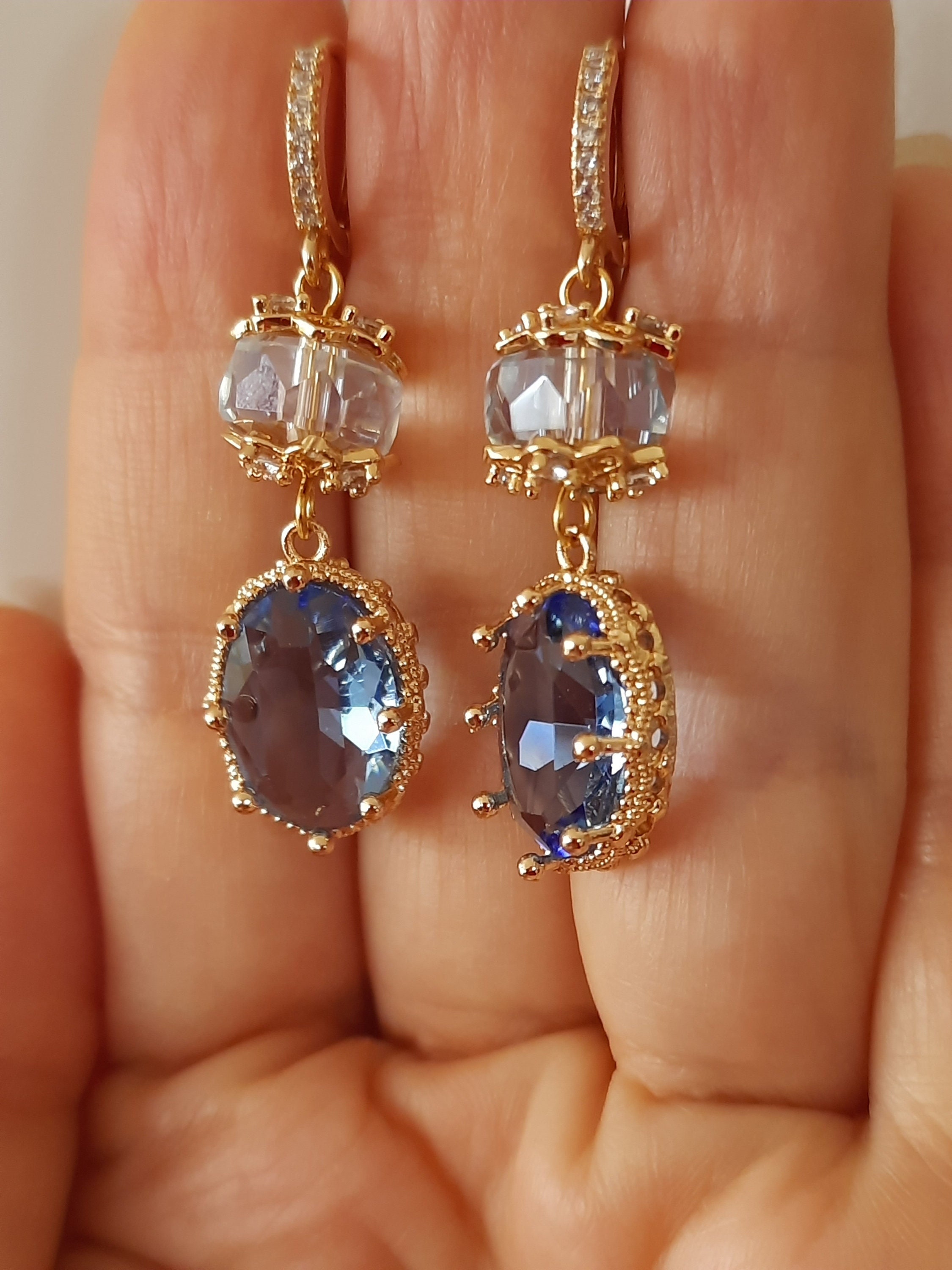 Sparkly earrings store for prom