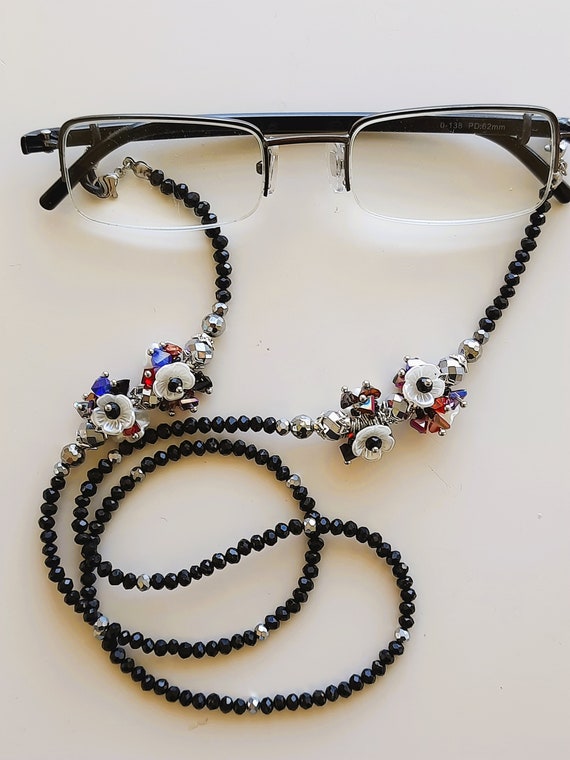 Eyeglass Chain Beaded Glasses Chain Lanyard for Glasses Etsy