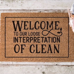 Sassy Door Mat | Funny Doormat for Outside | Funny Welcome Mat | Front Door Mat | Housewarming Gift | Coir Door Mat