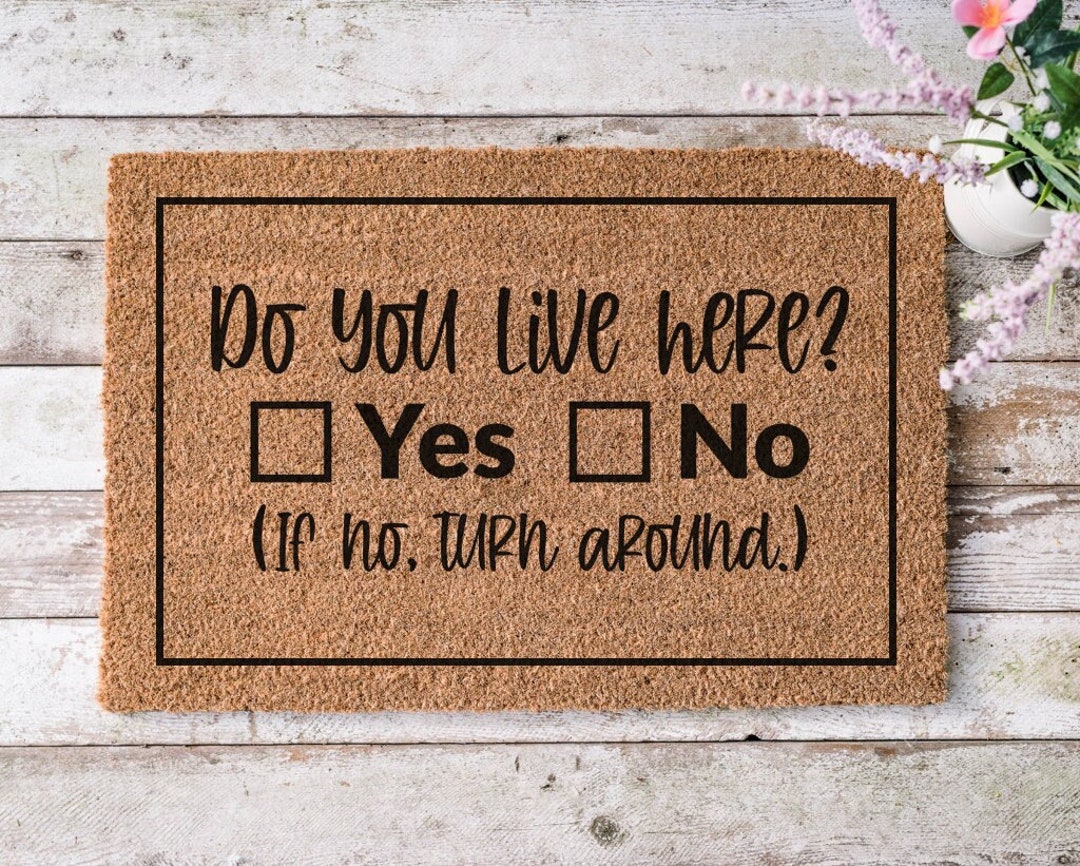 Door Mat Funny Doormat for Outside Rude Mat Sassy