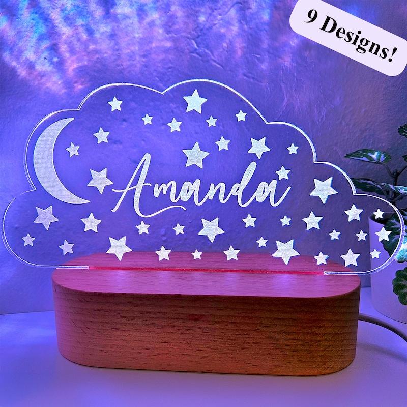 Baby Led Light With Stars - Etsy