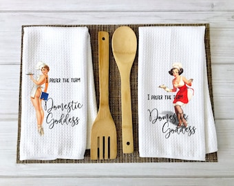 Funny Kitchen Towels | Kitchen Decor | Funny Dishcloth | Hand Towel | Housewarming Gift | Dish Towel | Gift for Mom | Microfiber Tea Towel