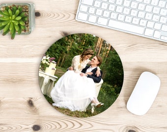 Round Mousepad Custom Photo | Personalized Round Mousepad |  Custom Office Desk Accessories | Custom Image Mousepad | Circle Mousepad