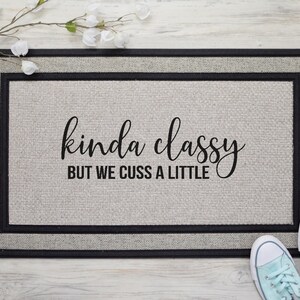 Sassy Door Mat | Unwelcome Door Mat | Outdoor Welcome Mat | Inside Door Mat | Unwelcome Mat | Funny Doormat for Outside | Front Door Mat