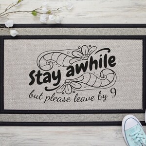 Sassy Door Mat | Unwelcome Door Mat | Rude Welcome Mat | Unwelcome Mat | Inappropriate Door Mat | Funny Doormat for Outside | Front Door Mat