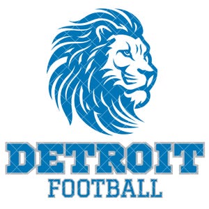Detroit Lion Football PNG Instant Digital Download, Lions, Lions Grit, Football, Playoffs, Michigan, Trendy, Shirt Design, Instant Download