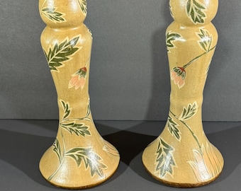 Vintage Pair of Bombay candlestick holders (2005)