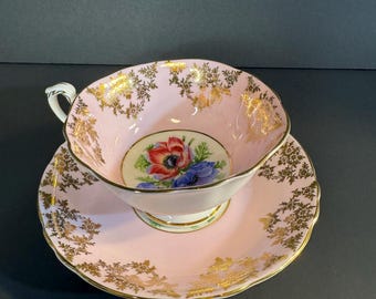 Vintage Paragon fine bone china teacup and saucer set