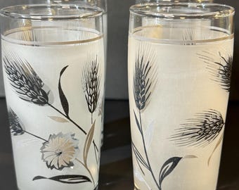 Set of 4 vintage 1950s Libbey Juice Glasses