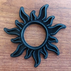 Ceramic stamp / clay stamp / sun / summer / 3D printing