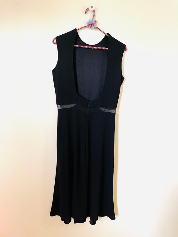 Fred Hayman Silk Little Black Dress - image 3