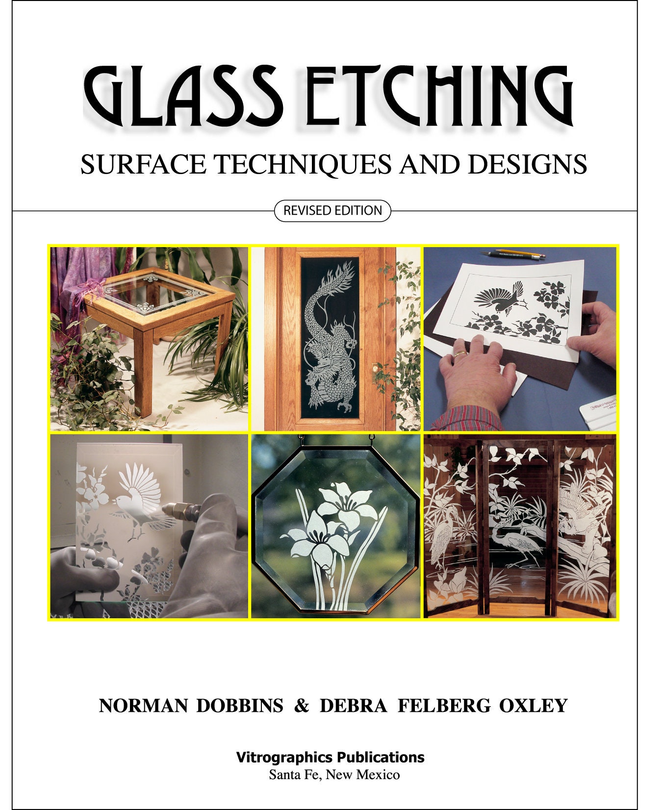 Armour Etch scenic landscape glass etching stencils with trees