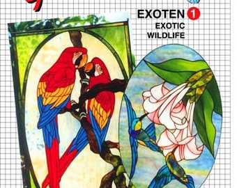 GlasDesign Exotic Wildlife Patrones de tamaño completo