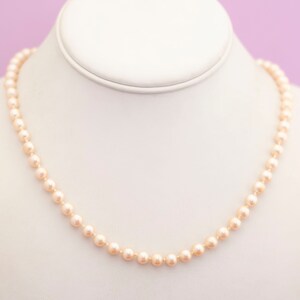 Vintage Victorian Pearl Beaded Necklace by Monet 18 Inches - Q8