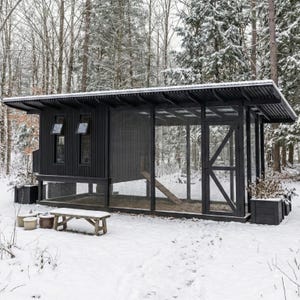 8x20 ft Chicken Coop Building Plans PDF | Walk-In Coop Blueprints for 15-20 Hens | Large Backyard Poultry House DIY Digital Download image 2