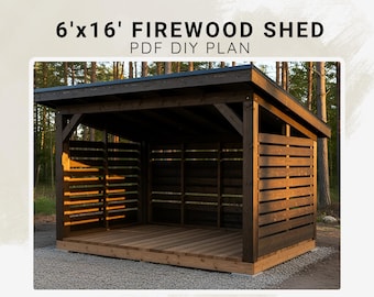 薪小屋 薪小屋を建てる DIY プラン - 5 つのコード サイズ - Etsy 日本