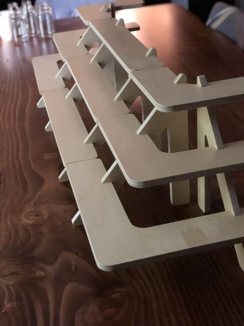 Craft Fair Display Stand Plans Cupcake Stand 3shelf Etsy