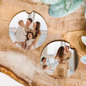 Personalized Photo Car Coasters: Ceramic Mothers/Fathers Day Gift (Set of 2)