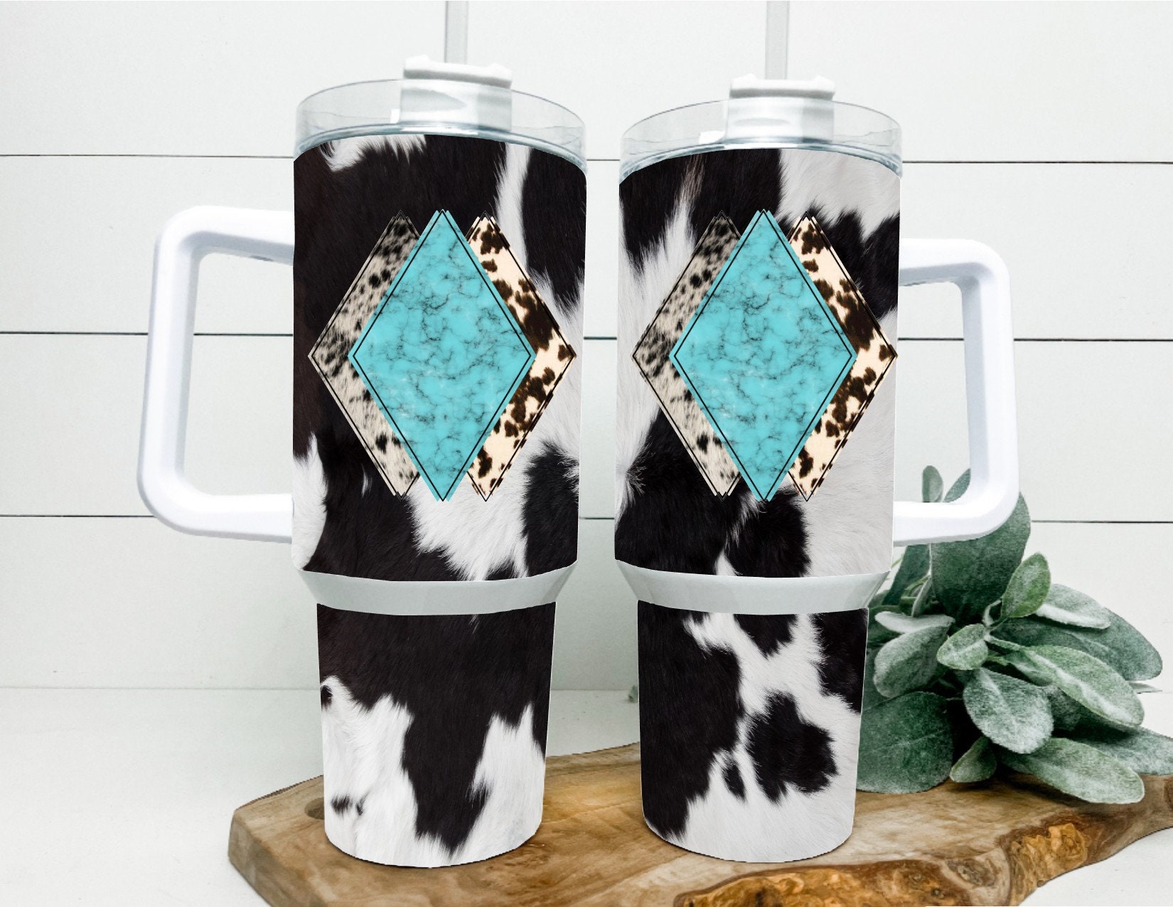 Cow Print Stanley Original- 30/40 oz – Whiskey Kiss Creations