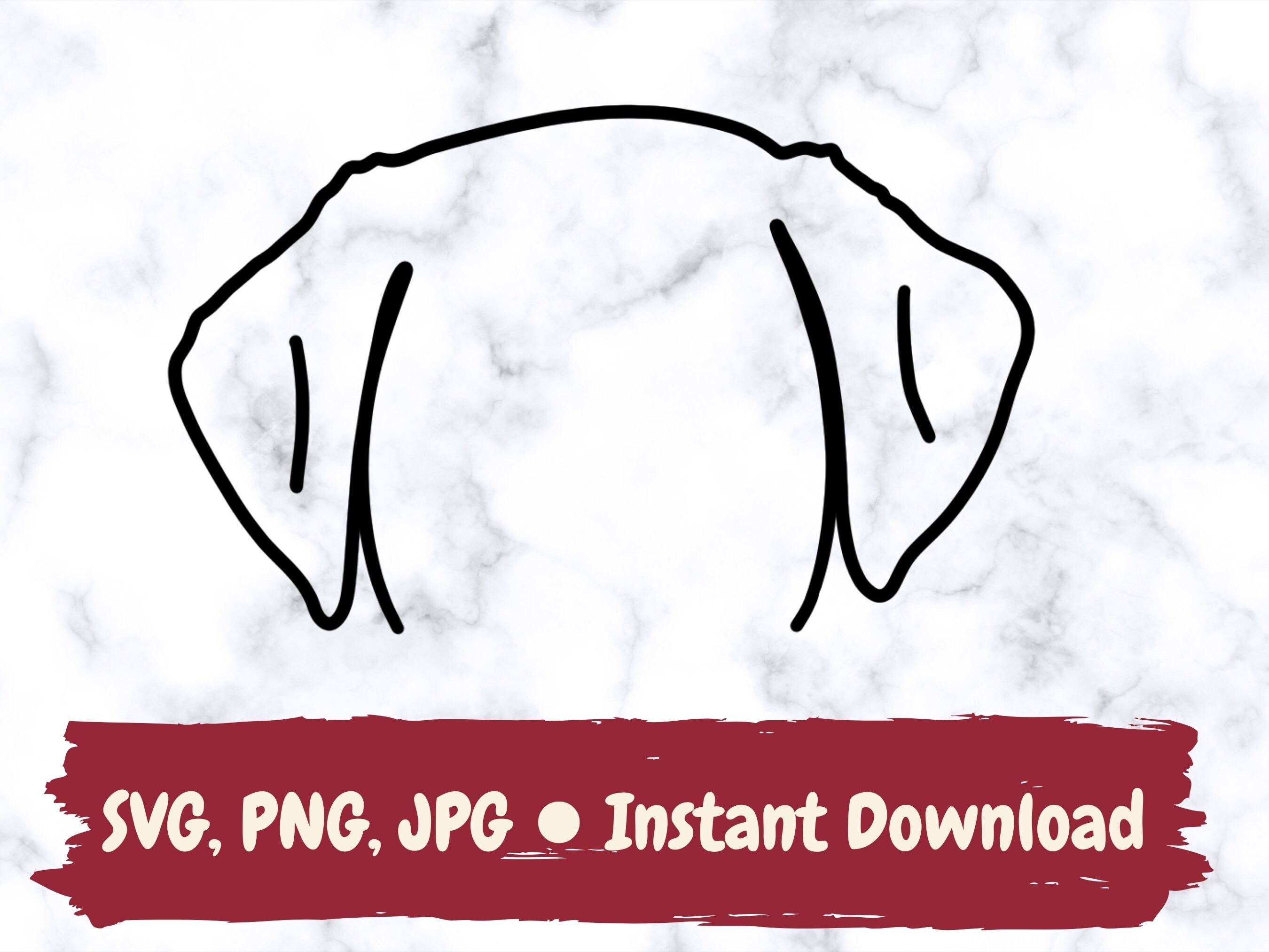 Labrador Retriever svg Labrador Ears Svg Labrador Dog Breed Etsy México