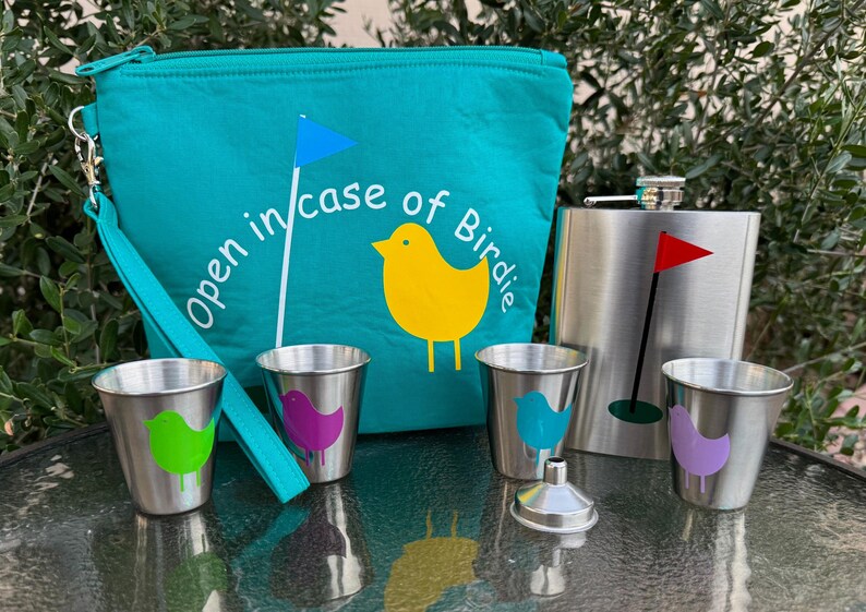 Birdie Juice Zipper Bag Jade Green