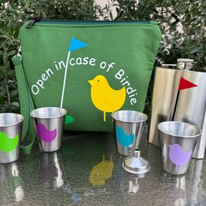 Birdie Juice Zipper Bag Dark Green