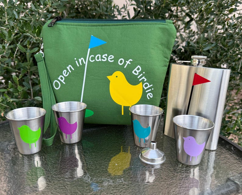 Birdie Juice Zipper Bag Dark Green