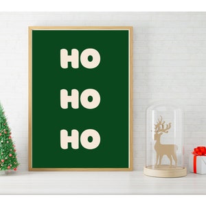 Minimalist Christmas Wall Decor - 8x10 - 11x14 - 16x20