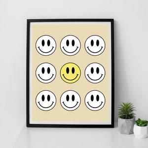 Pop Art Smiley Face / Várias Cores / Download Instantâneo