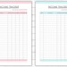 Printable Income Tracker, Income Sheet, Budget Planning, Expense Tracker, Expense Sheet ...