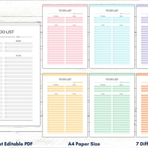 To Do Notes.pdf To Do List Printable Template, Note Pages Template, to Do List Sheet ...
