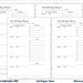 A6 Time Blocking Planner Printable Template, Time Blocking Schedule ...