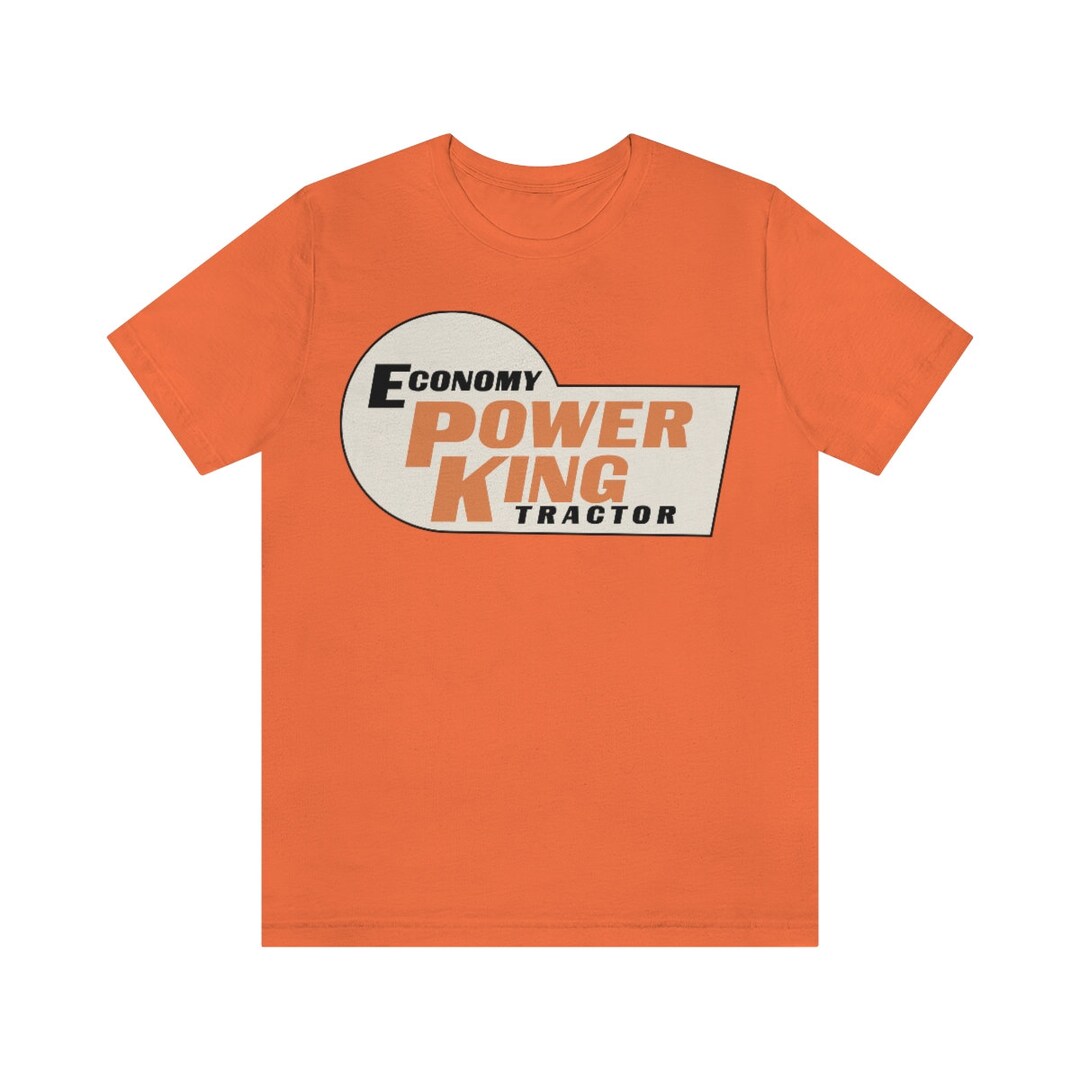 Economy Power King Tractor Shirt Vintage 1970's Logo Etsy