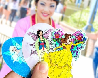 Princess Fairies Inspired Fan Art Sticker Pack