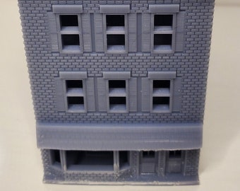 N scale Model Building 1:160 for Model Railroad 3D Printed