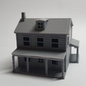 N scale Colonial House building 1:160