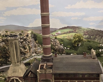 N Scale 1:160 - Building Factory /Iron Works