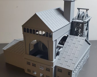 N scale coal mine building 1:160