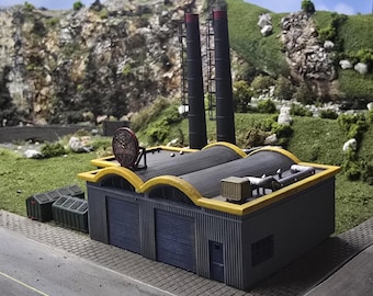 N Scale Oil & Lubricants Plant – Industrial Building 1:160
