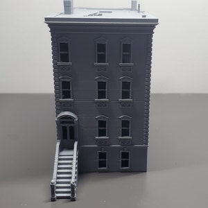 N Scale Building Brownstone - Etsy