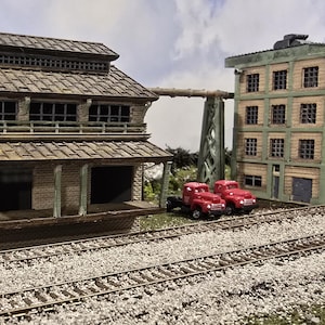 N Scale Industrial Factory Building 1:160 - Etsy