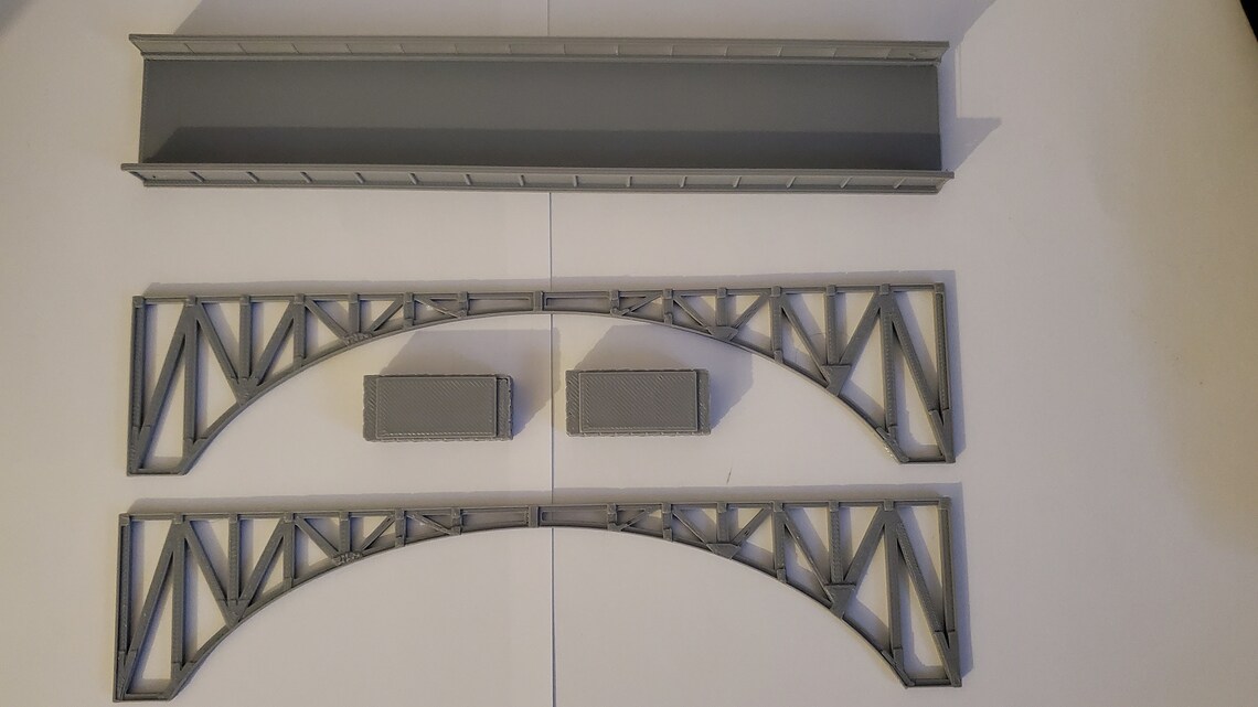 N Scale Structure 1160 Bridge for Model Railroad Etsy