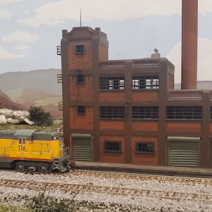 N scale building, factory, industrial building