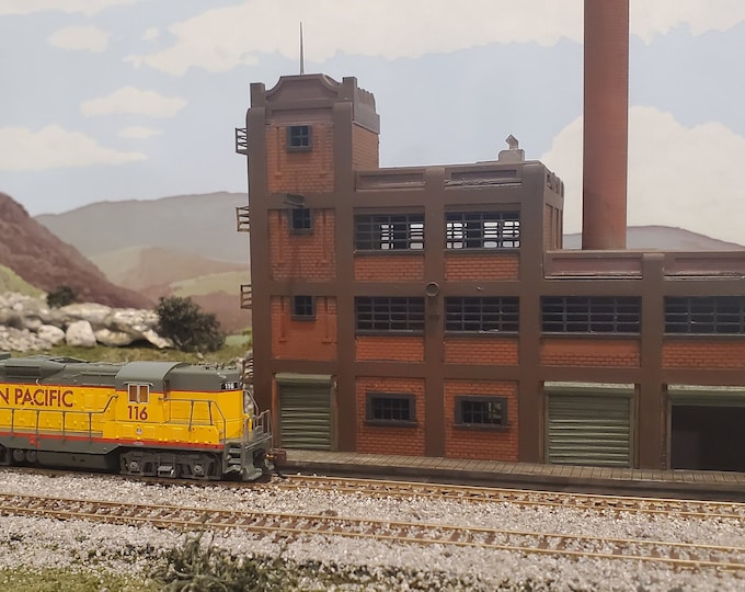 N Scale Building, Factory, Industrial Building - Etsy