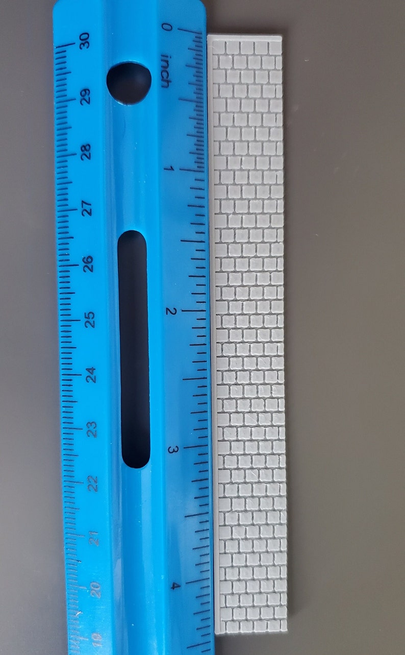 N Scale Ruler Model Inches N Scale Sidewalk - Etsy