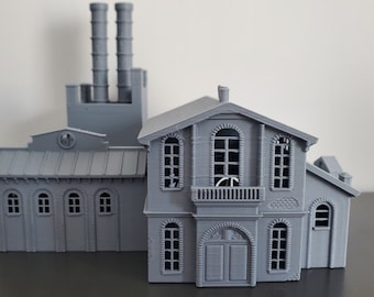 N scale building Old Brewery