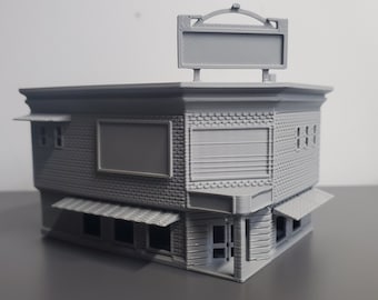 N scale building 1:160 Cinema Theater